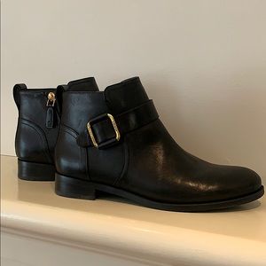 Lauren Ralph Lauren black Chelsea ankle boots